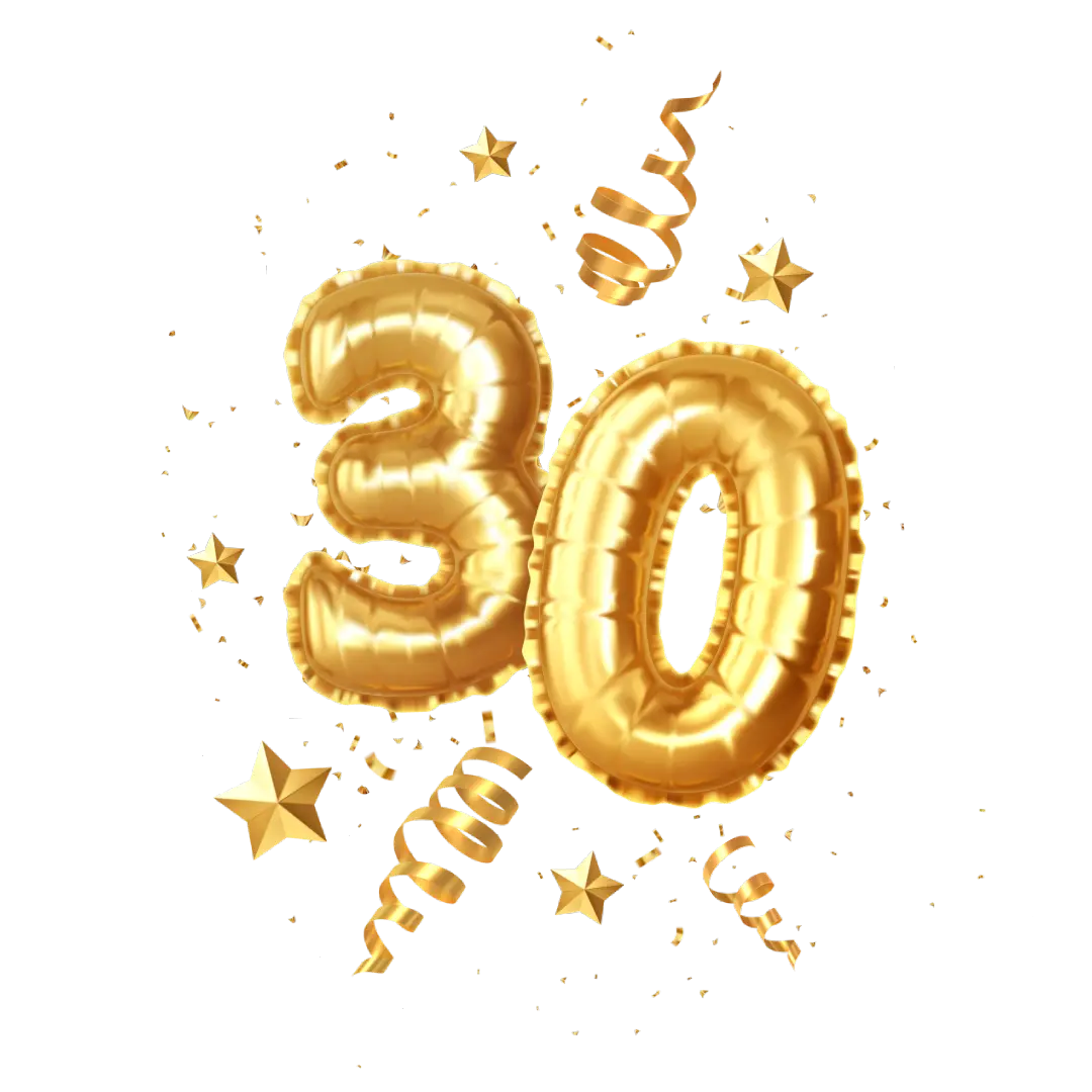 30 Years Experience Badge